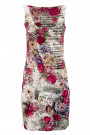 One Day in Paris Printed Bodycon Dress