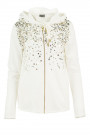 More by Siste's Sequined Cotton Hoodie in White
