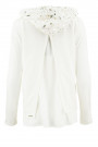 More by Siste's Sequined Cotton Hoodie in White