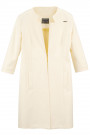 More by Siste's Gorgeous Long Jacket in Pearl White