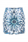 Cleopatra Mini Skirt With Blue Sequins 