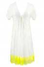 Face of Femininity Fringe Hem Designer Lace Dress