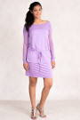 Always Bright Short Summer Dress in Light Violet