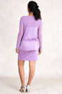 Always Bright Short Summer Dress in Light Violet