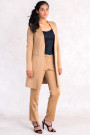 Wardrobe Essential Long Jacket in Brown