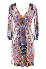 Simply Gorgeous Printed Mini Dress With Empire Waist