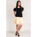 Charming Silk Bottom Circle Skirt SISTE'S ITALY