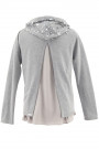 More By Siste's Cotton Sequined Cotton Hoodie In Grey