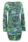 Fairy Dreams Print Dress In Shades Of Green