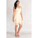 Diana Slip Dress with Detachable Silk Skirt SISTE'S ITALY Quartz Beige