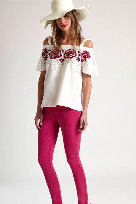 Designer's Embroidery Cotton Top 