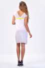 Face of Femininity Lace Designer Dress with Yellow Flowers