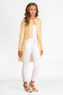 A Bit Of Charming Glitter Sequin Cardigan In Beige