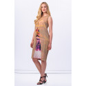 Plus Size Glowing Waterfall Silk Layered Dress MORE BY SISTE'S