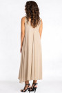 Flattering For Everyone Long Silk Dress