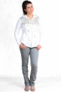 More by Siste's Sequined Cotton Hoodie in White