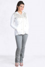 More by Siste's Sequined Cotton Hoodie in White