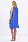 COCONUDA Bright and Weightless Silk Summer Dress in Blue