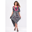 Handkerchief Hem Summer Dress SISTE'S ITALY Black