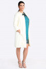 More by Siste's Gorgeous Long Jacket in Pearl White