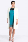 More by Siste's Gorgeous Long Jacket in Pearl White