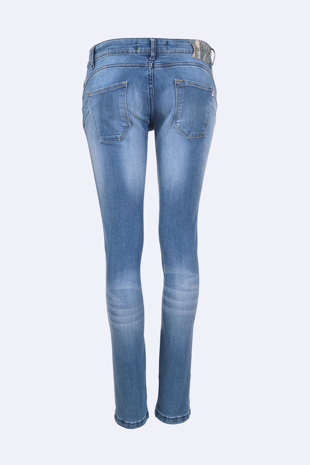COCONUDA Haute & Slimming Silver Gloss Jeans - CLADDIO