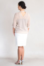 Everyday Elegance Light and Shining Short Cardigan in Beige
