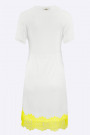 Face of Femininity Fringe Hem Designer Lace Dress