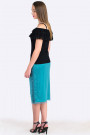 New Pearl in Town Sequined Lace Skirt in Green