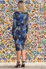 Shine With Confidence Long Elegat Print Dress