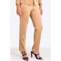 Wardrobe Essential Classic Stretchy Pants Brown SISTE'S ITALY