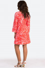Two Chamomiles Red Cotton Dress
