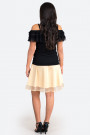 Siste's Charme Circle Skrt with Silk Bottom Line
