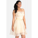 Diana Slip Dress with Detachable Silk Skirt SISTE'S ITALY Quartz Beige