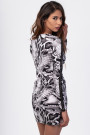 Bodycon Dress with Metal Embellishments
