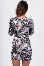 Bodycon Dress with Metal Embellishments