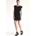 From Office To Outing Stylish Frills Dress SISTE'S ITALY Black
