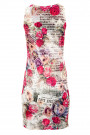 One Day in Paris Printed Bodycon Dress