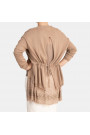 It's All for You Cotton Sequinned Cardigan in Brown