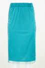 New Pearl in Town Sequined Lace Skirt in Green