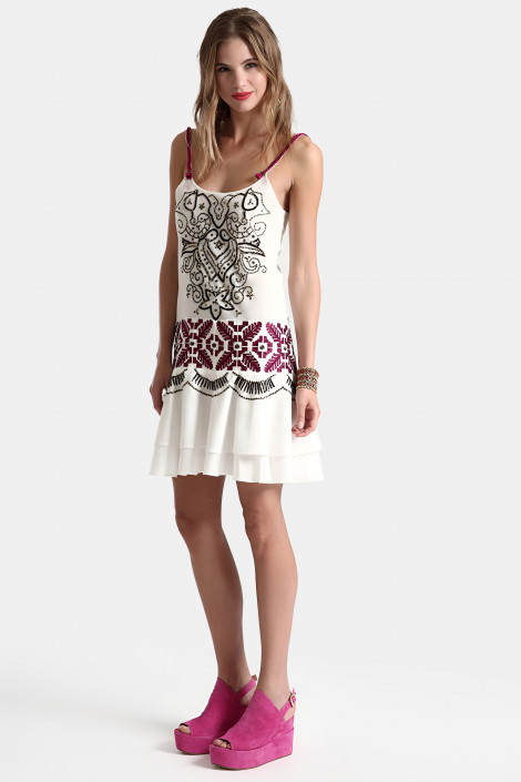 Designer's Embroidery Cotton Sundress 