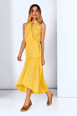 SISTE'S Long Summer Dress Breathing and Bright