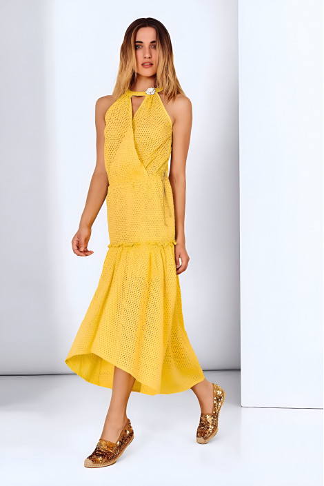 SISTE'S Long Summer Dress Breathing and Bright
