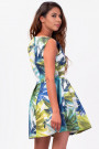 COCONUDA Heart Cut-out Cotton Dress