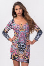 Simply Gorgeous Printed Mini Dress