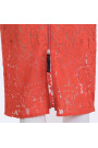 TENAX Red Lace Skirt with Back Zipper