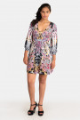 Simply Gorgeous Printed Mini Dress With Empire Waist