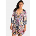 Simply Gorgeous Designer Print Dress Empire Waist MAYENTL PARIS
