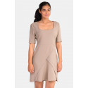 Square Neckline Elegant Everyday Dress SISTE'S ITALY