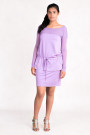 Always Bright Short Summer Dress in Light Violet